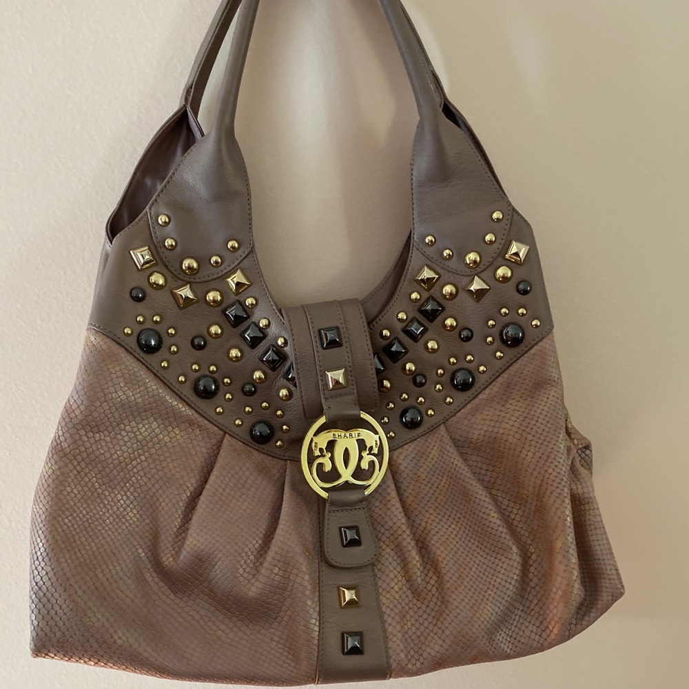 Sharif rose gold purse